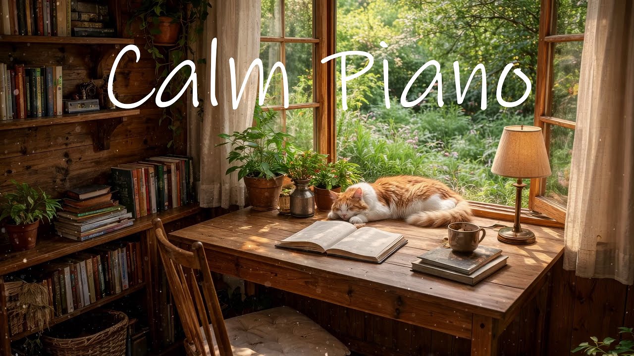 Cozy Piano Music for Reading, Focus & Relaxation | Peaceful Home