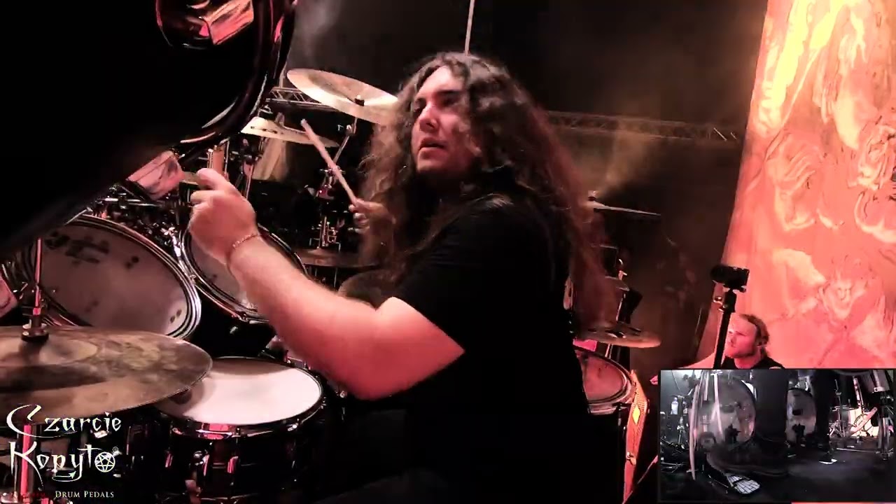 Czarcie Kopyto drum cam   Chris Dovas @TESTAMENT  New Order 08.08.2024 Brutal Assault Festival