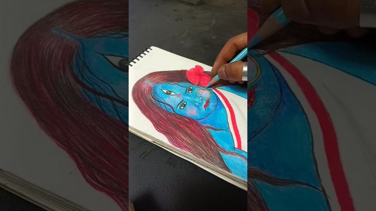 Maa Kali’s Eyes Follow My Hand 😱 | Living Maa Kali Painting | Must Watch 🙏
