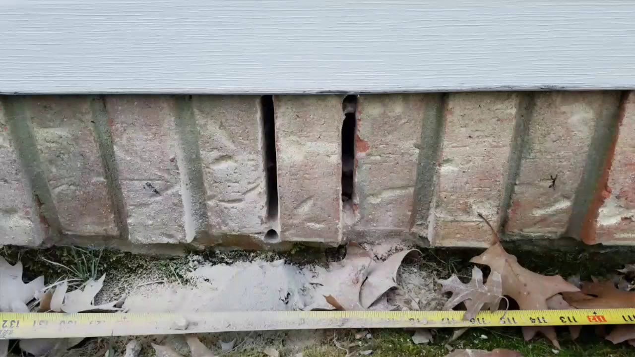 Installing a new foundation vent