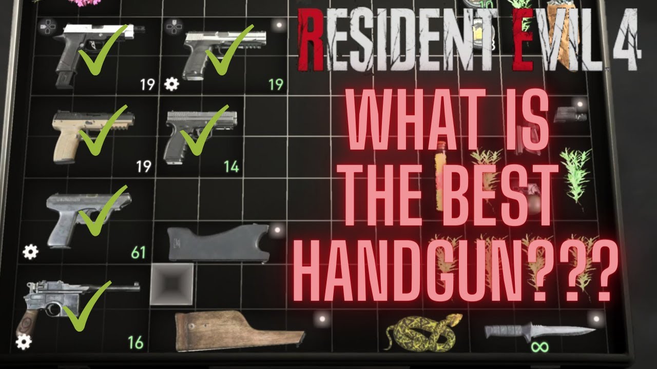 Лучший пистолет из Resident Evil 4 Remake?