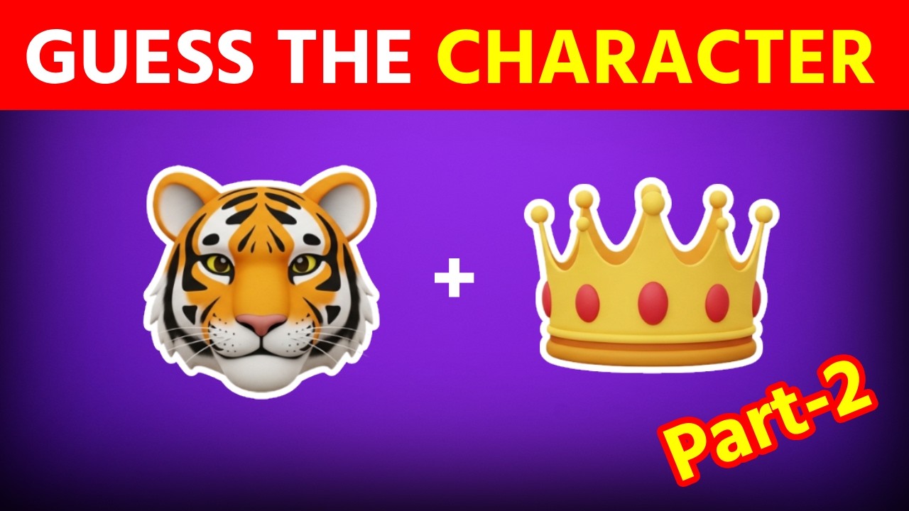 Guess The Cartoon Character By Emoji PART 2