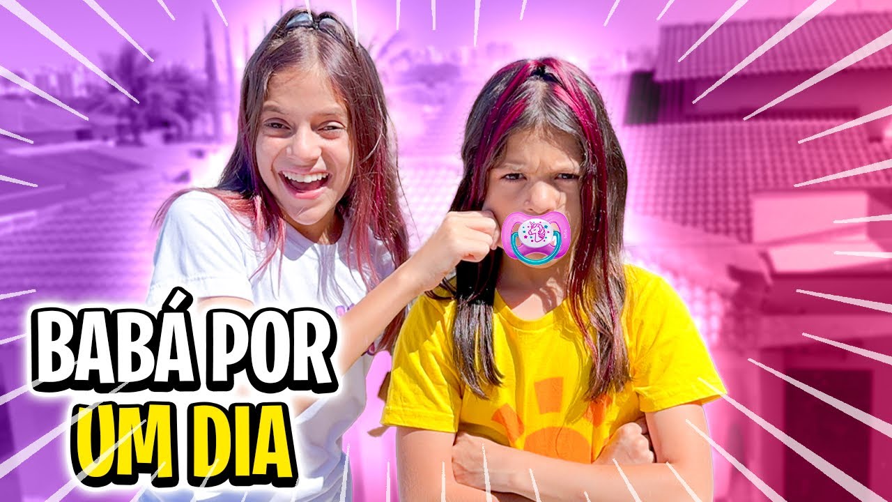 JÉSSICA VIRA BABÁ POR UM DIA DA PRIMA CHATA *deu ruim (JÉSSICA SOUSA E FAMÍLIA)