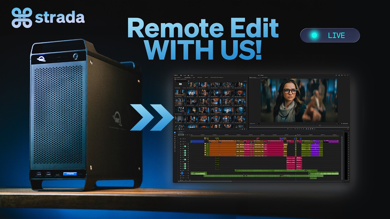 STRADA LIVE: Remote Edit WITH US!