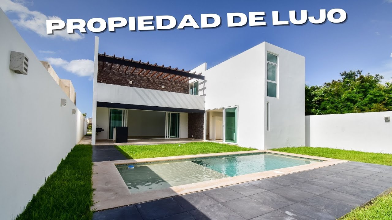 ¡ESPECTACULAR CASA DE LUJO en venta al norte de MÉRIDA YUCATÁN! Increíble diseño