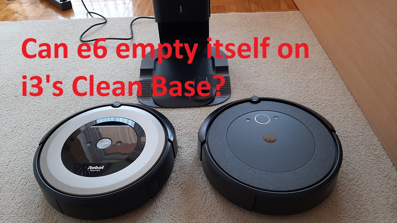 Can Roomba e6 empty itself on Roomba i3's Clean Base? Let's check! (special for @Mr. BlueCreeper )