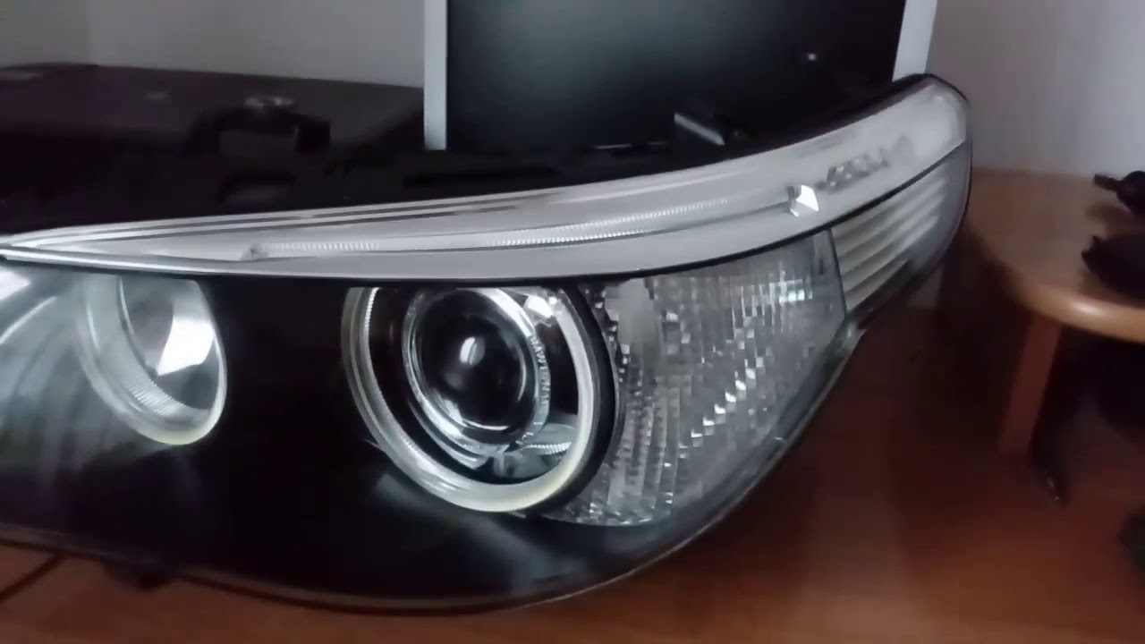 BMW e60 e61 mocne białe ringi