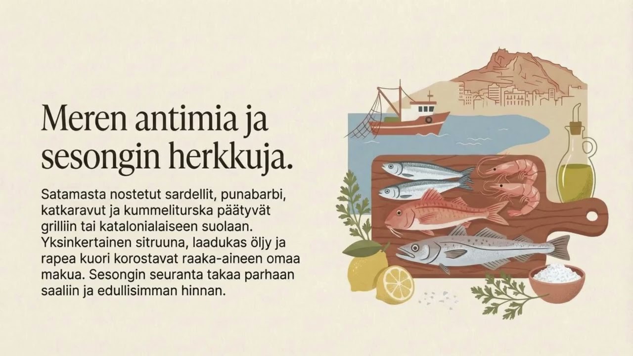 Espanja - Alicante ruokakulttuuri