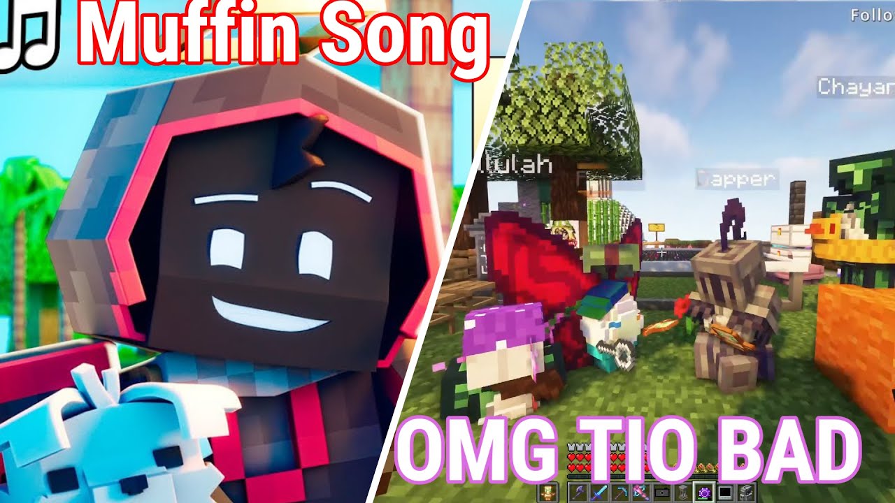 Badboyhalo sings Muffin to all the eggs on QSMP minecraft