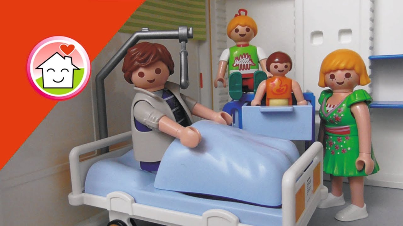 Playmobil Film deutsch Papa im Krankenhaus von Familie Hauser - Kinderfilm / Kinderserie