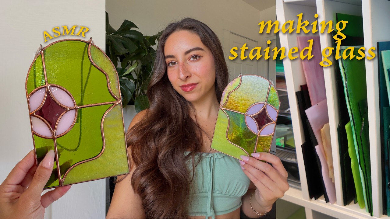 How I Make Stained Glass | Full Process (ASMR)