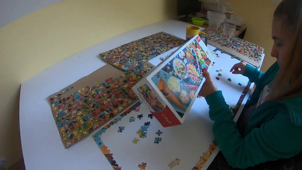 Time Lapse Puzzle Trefl Słodkie Przysmaki Sweet delights 1000
