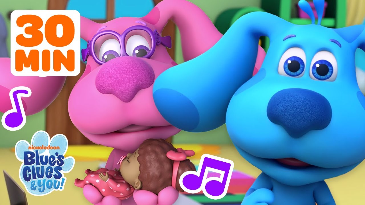 Rock A Bye Baby! w/ Blue & Magenta + More Nursery Rhymes & Kids Songs | Blue’s Clues & You!