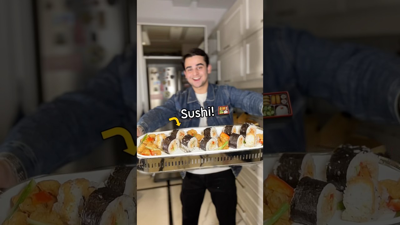 MAKE SUSHI AT HOME 🍱🤤 (easy recipe)