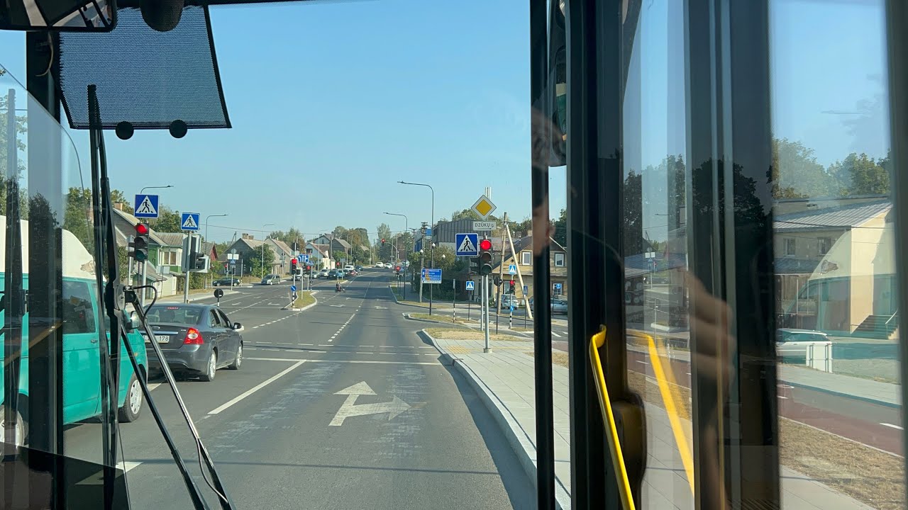 Vilniaus transportas. 2 autobusas: Stotis - Liepkalnio g. - Vikingų g. - Oro Uostas/Airport