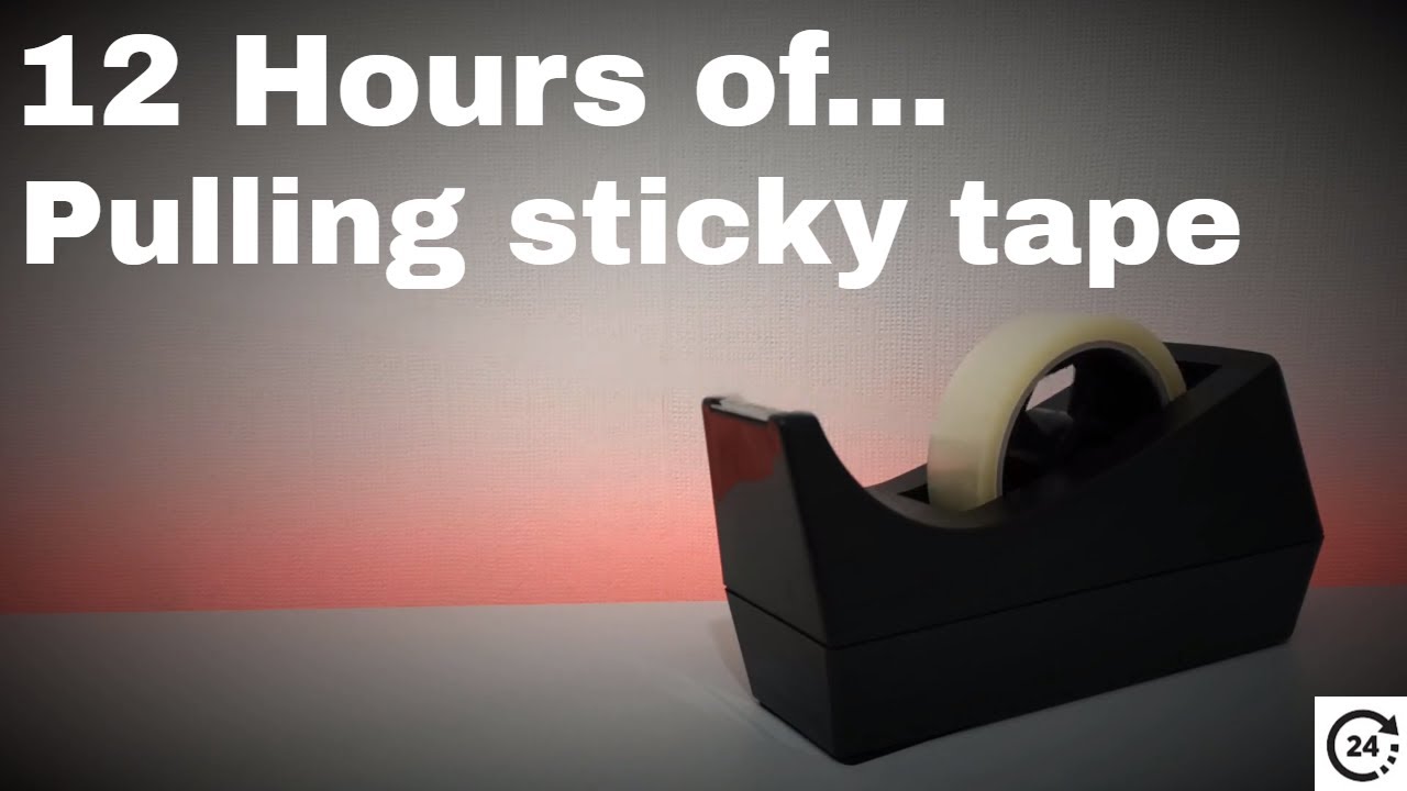 12 Hours of Pulling Sellotape/Sticky tape sounds ASMR