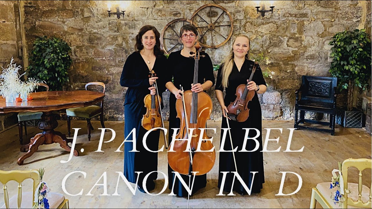 J. Pachelbel Canon in D Major LIVE - BEST String Trio arrangement - Best Version