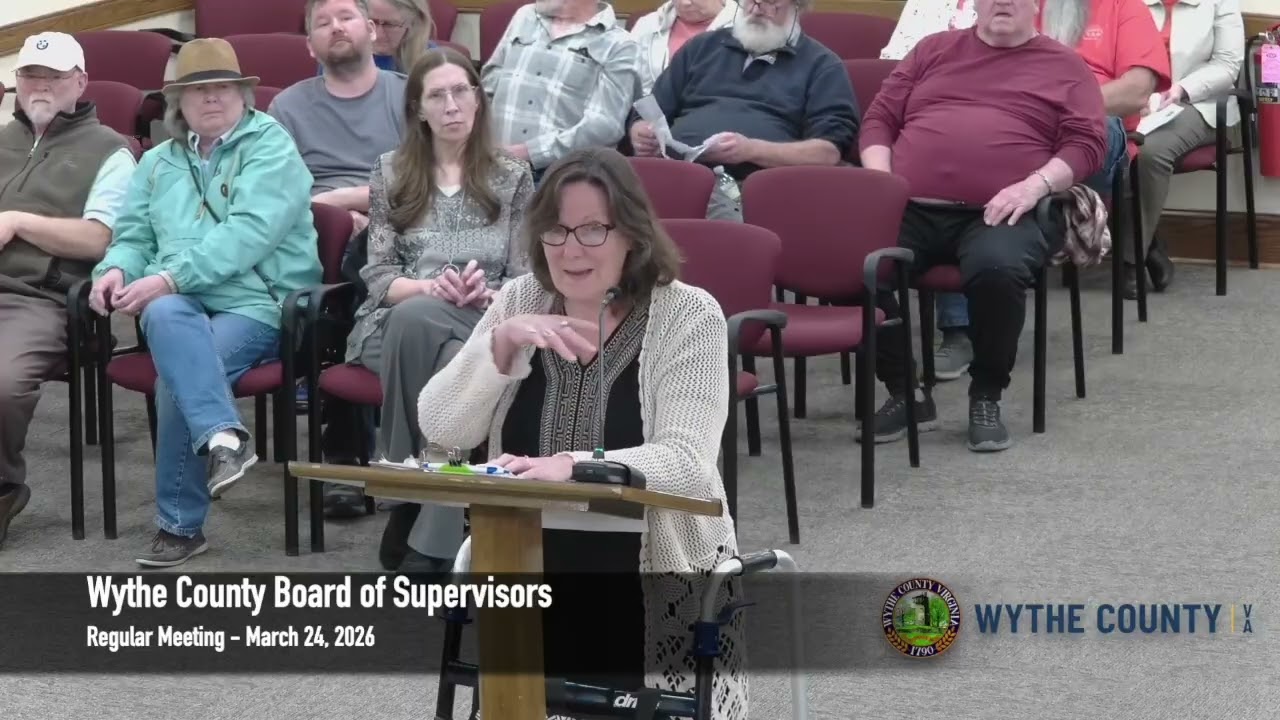 Wythe County Board of Supervisors Meeting | March 24, 2026