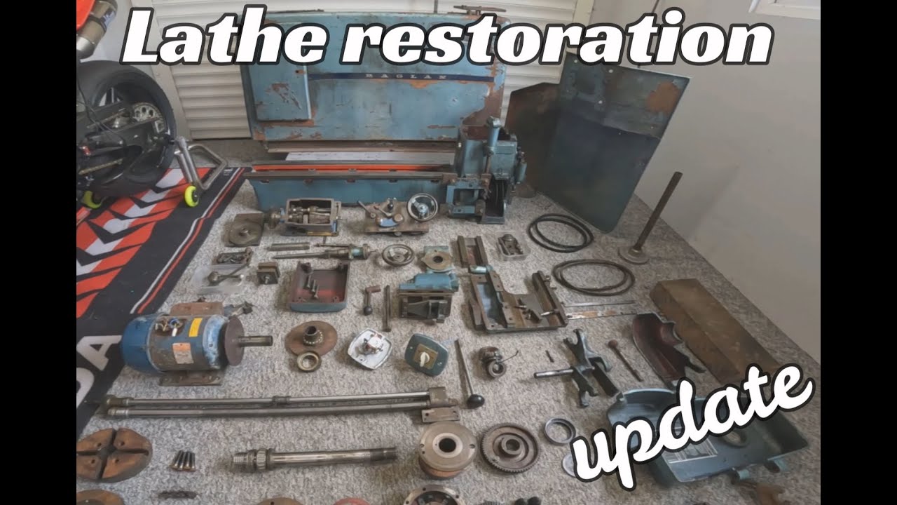 Vintage 1950's Raglan Lathe restoration update