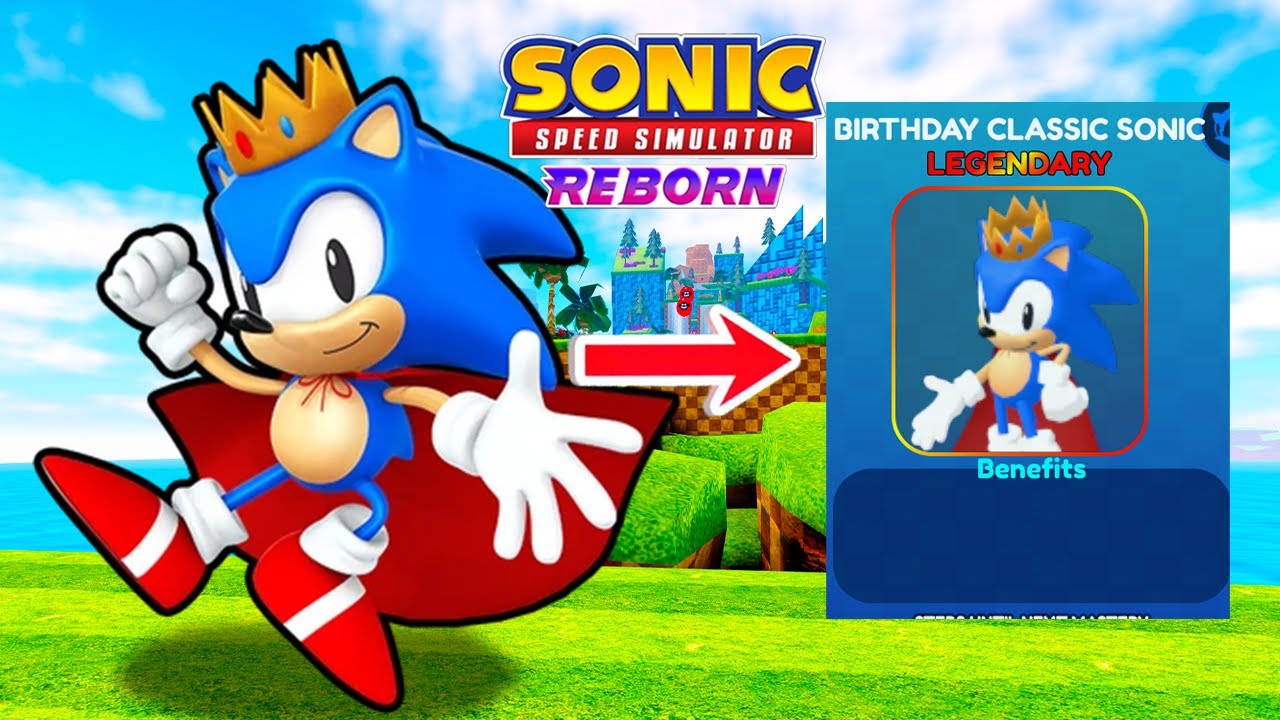 Birthday Classic Sonic Is Amazing! I'm Back! (Sonic Speed Simulator)