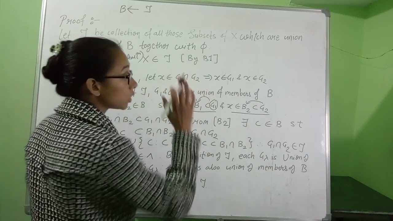 Properties of Base for topology | characterization of topology in terms of topology | Sub Base