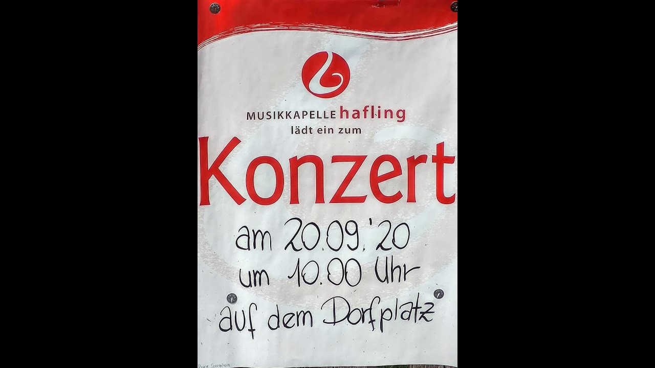 Konzert der Musikkapelle #Hafling/Avelengo, am 20.09.2020, um 10:00 Uhr auf dem Dorfplatz!