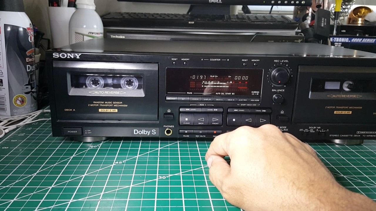 Sony TC-WR801ES Dual Stereo Cassette Deck HX Pro Dolby S B-C Amazing JAPAN TOTL