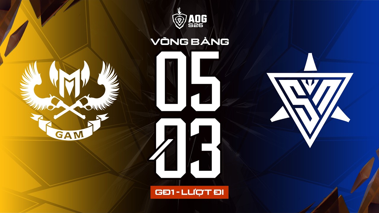 GAM ESPORTS vs SUPERNOVA | GIAI ĐOẠN 1 - VÒNG BẢNG | ĐTDV MÙA XUÂN 2026 (NGÀY 05/03)