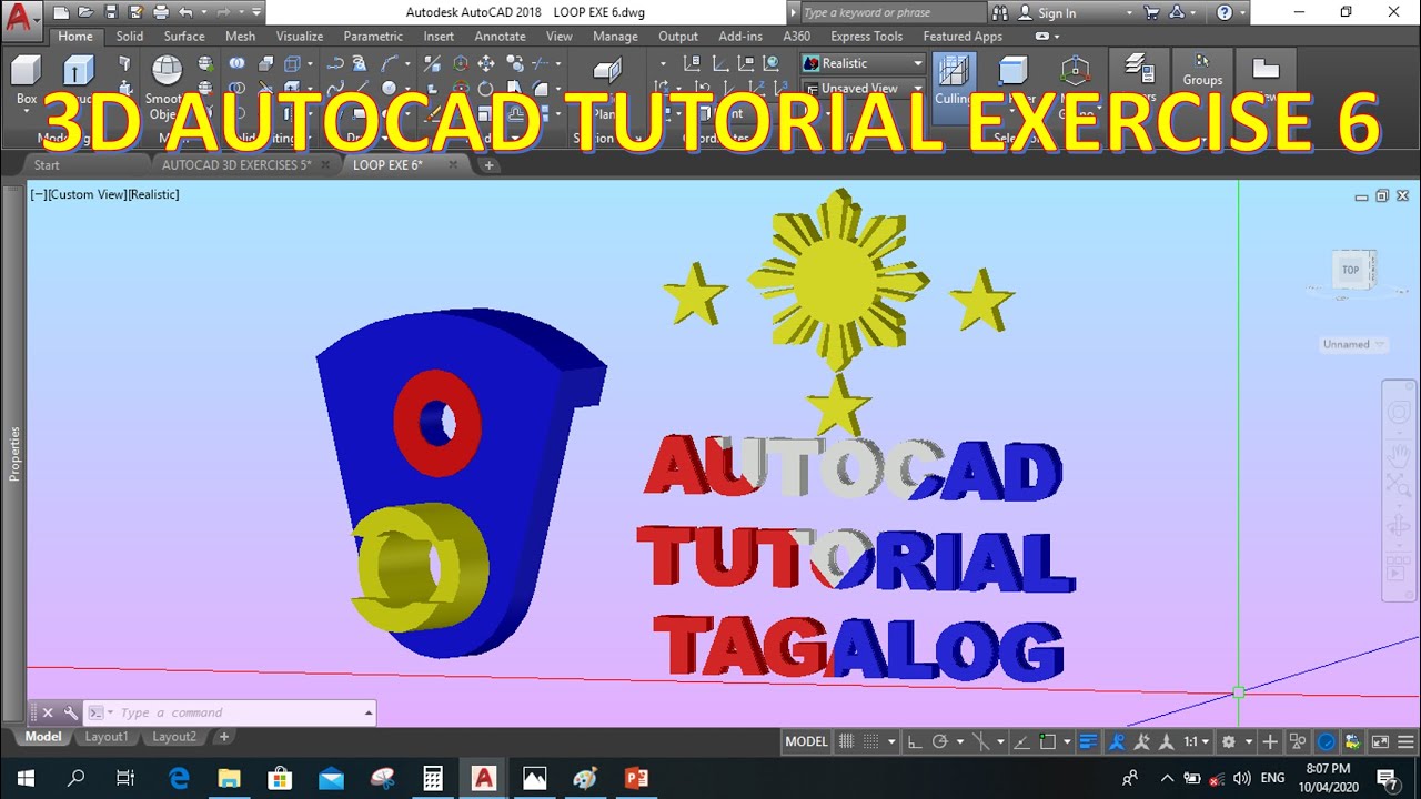 AUTOCAD 3D EXERCISE 6