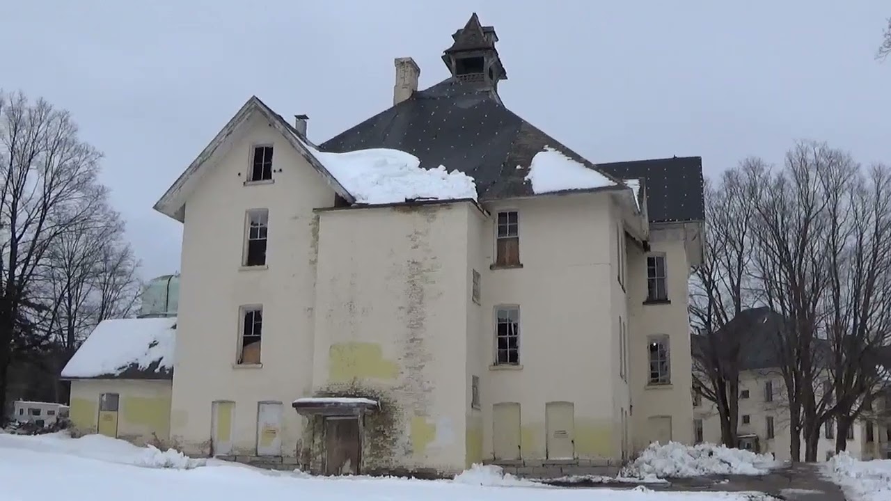 Traverse City State Hospital Cottages In The Winter