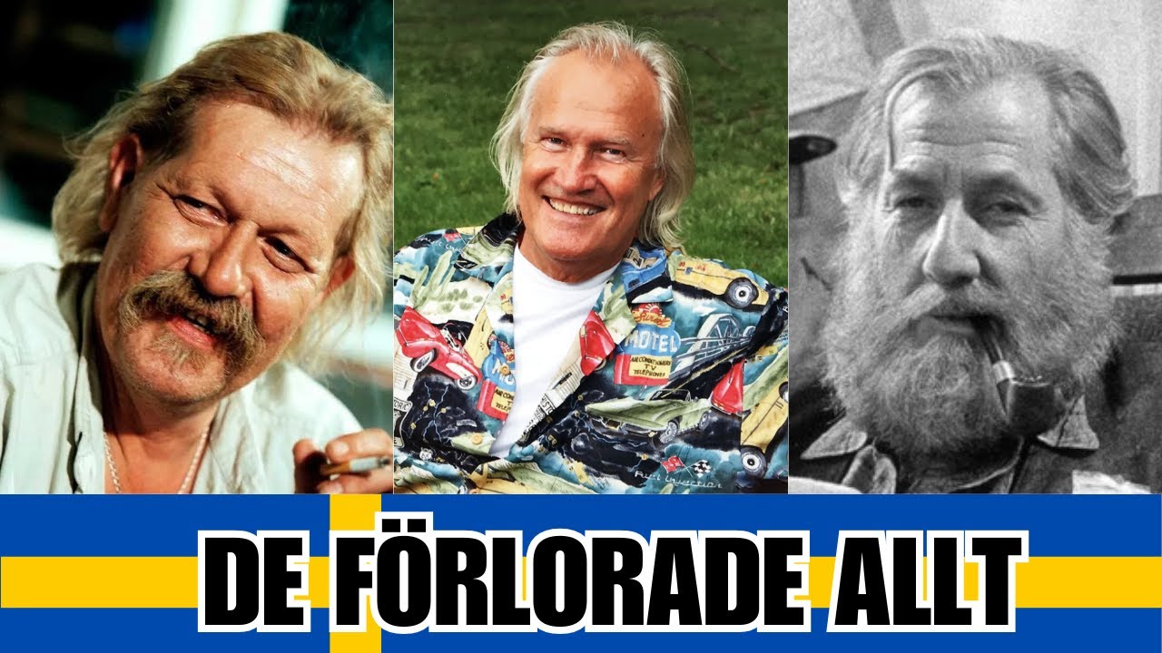 12 berömda svenska stjärnor som förlorade allt och blev hemlösa 😢
