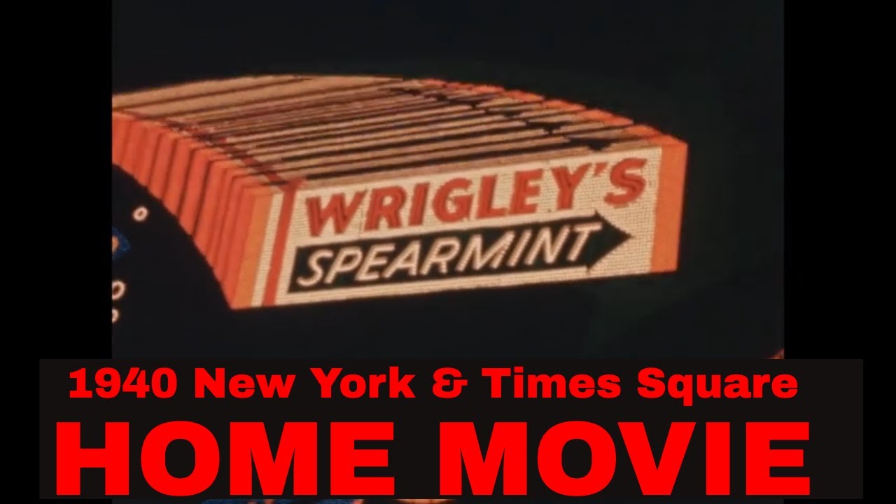 1940 HOME MOVIE  NEW YORK CITY & TIMES SQUARE, SEATTLE, SAN FRANCISCO & LOS ANGELES TRIP   XD59365
