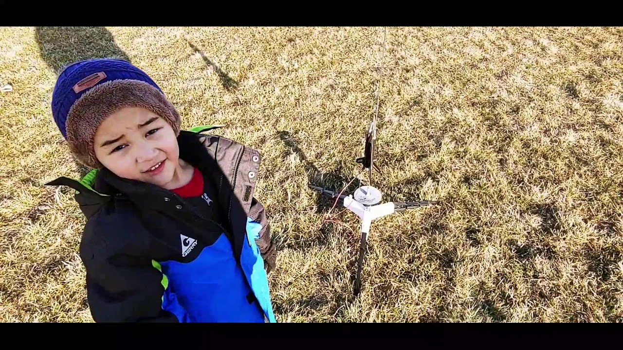 🚀 Model Rocket Space Corps Centurion Launch Day - Estes Model Rocket Video
