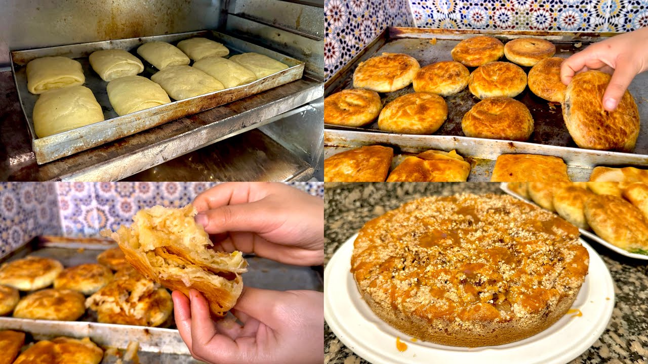 شاركت معانا الطلبيات ديالها من دارها👌🏻ملوي فالفران ب 2حشوات متشبعوش منو😍وكيك بالتفاح بطبقة مقرمشة