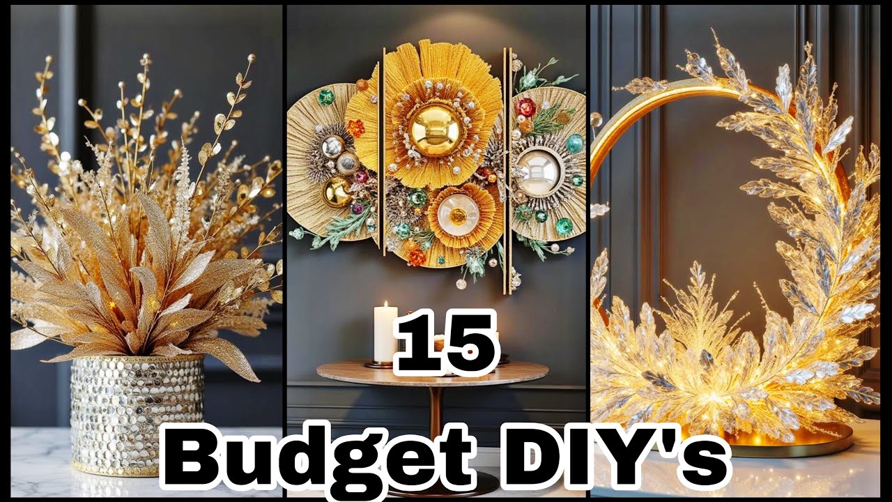 15 Glam Dollar Tree DIYs | Luxury Small Home Decor Ideas on a Budget | Craft Pixies