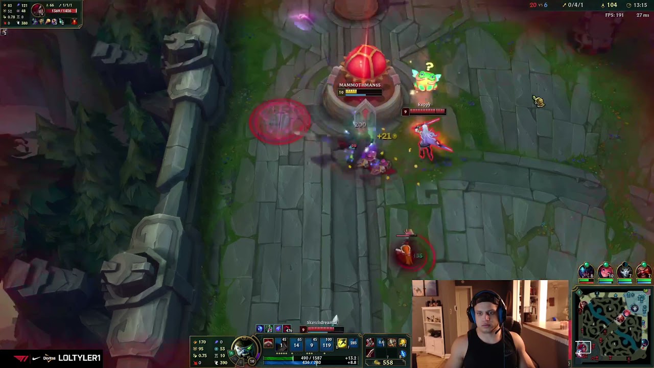 Tyler1 runs it down?