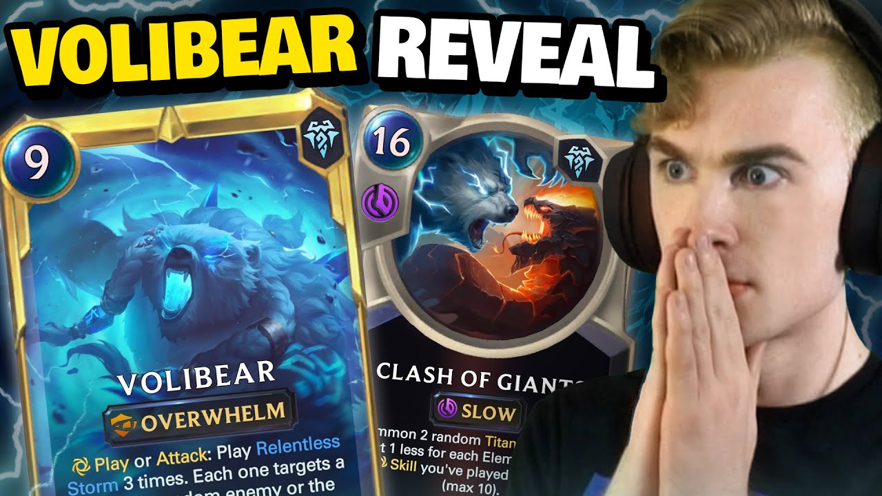 VOLIBEAR HAS ARRIVED in Legends of Runeterra! (Fates Voyage: Onward Expansion)