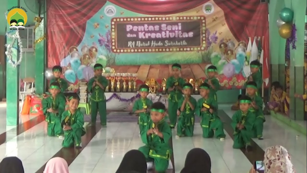 GERAK LAGU KOMANDO PASUKAN INDONESIA | PENTAS SENI DAN KREATIVITAS RA NURUL HUDA SURAKARTA 2025