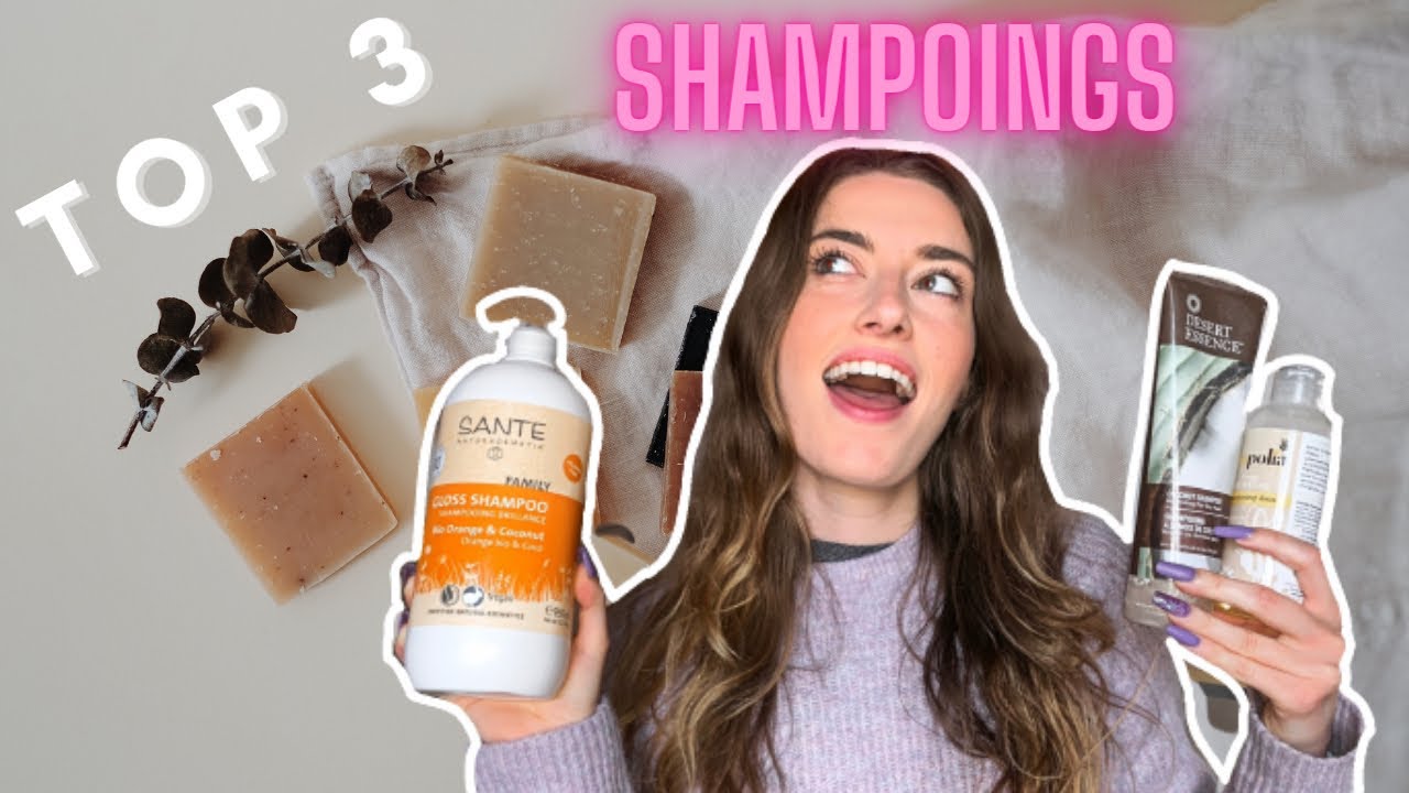TOP 3 - Mes meilleurs shampoings naturels (et bio pour certains 🌱)
