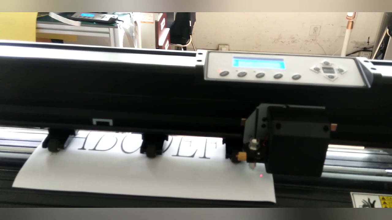 Jinka Semi-auto Cutting Plotter - Semi-auto contour cutting with Flexistarter software