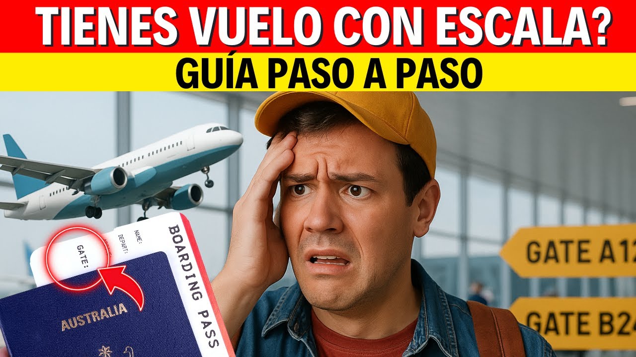 Cómo tomar un VUELO con ESCALA | Guía Paso a Paso