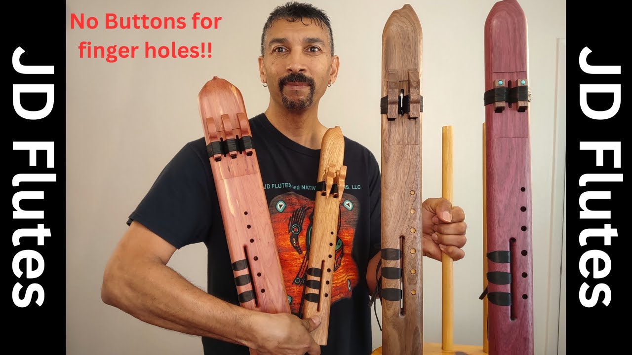 New Double and Triple Drone Flute Designs!! 440 and 432 hz!! Different from Everyone Else's Drones!!