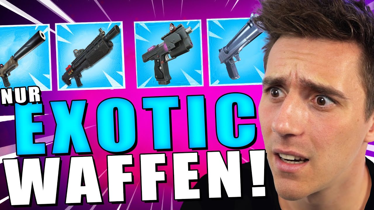 🔷NUR *EXOTHISCHE WAFFEN* CHALLENGE in Fortnite! 🔷