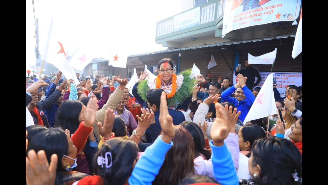चितवन–३ मा रेनु लहर, गाउँगाउँमा उत्साहपूर्ण स्वागत
