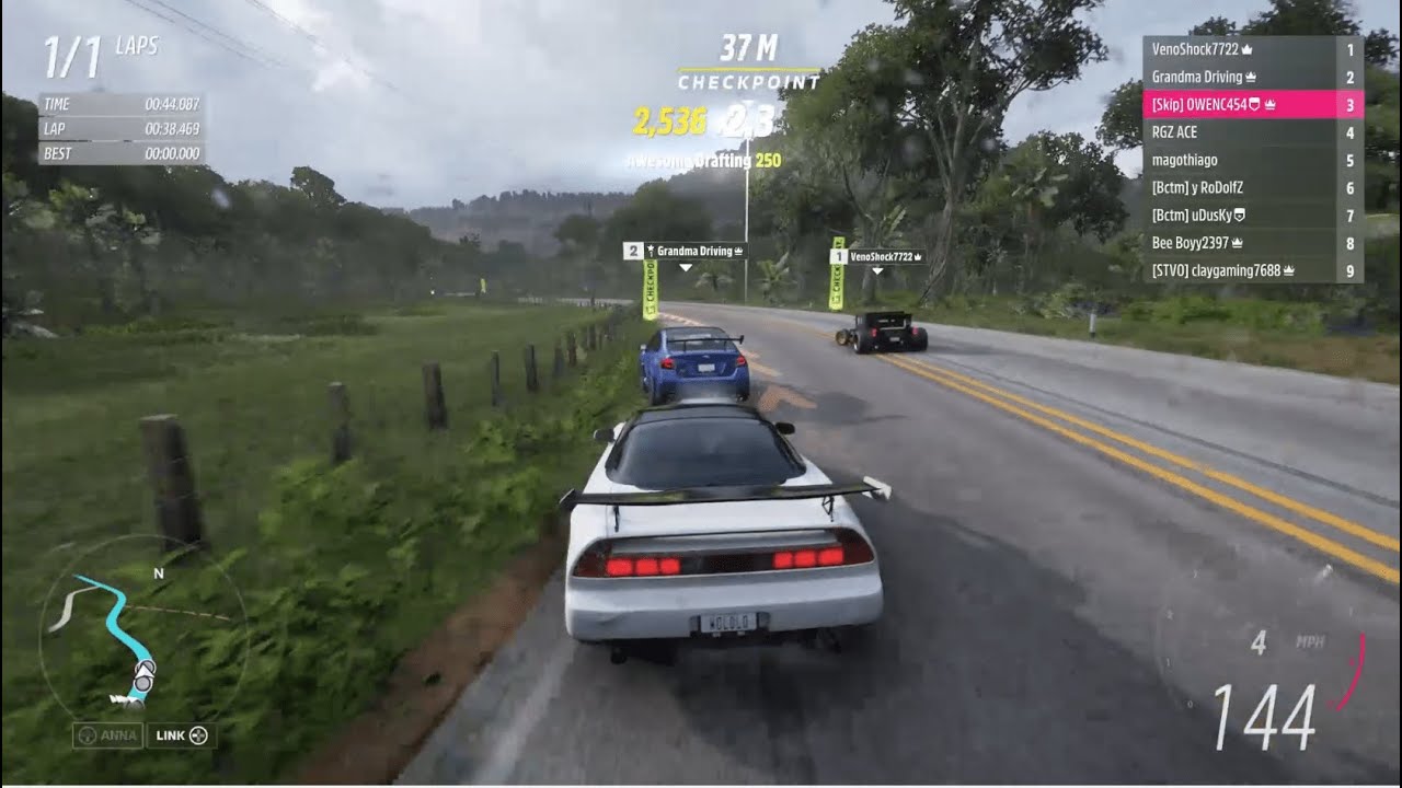 FH5 Online Racing - Clean goliath run - A class Honda NSX-R (vs ISAD) - Horizon Open Racing