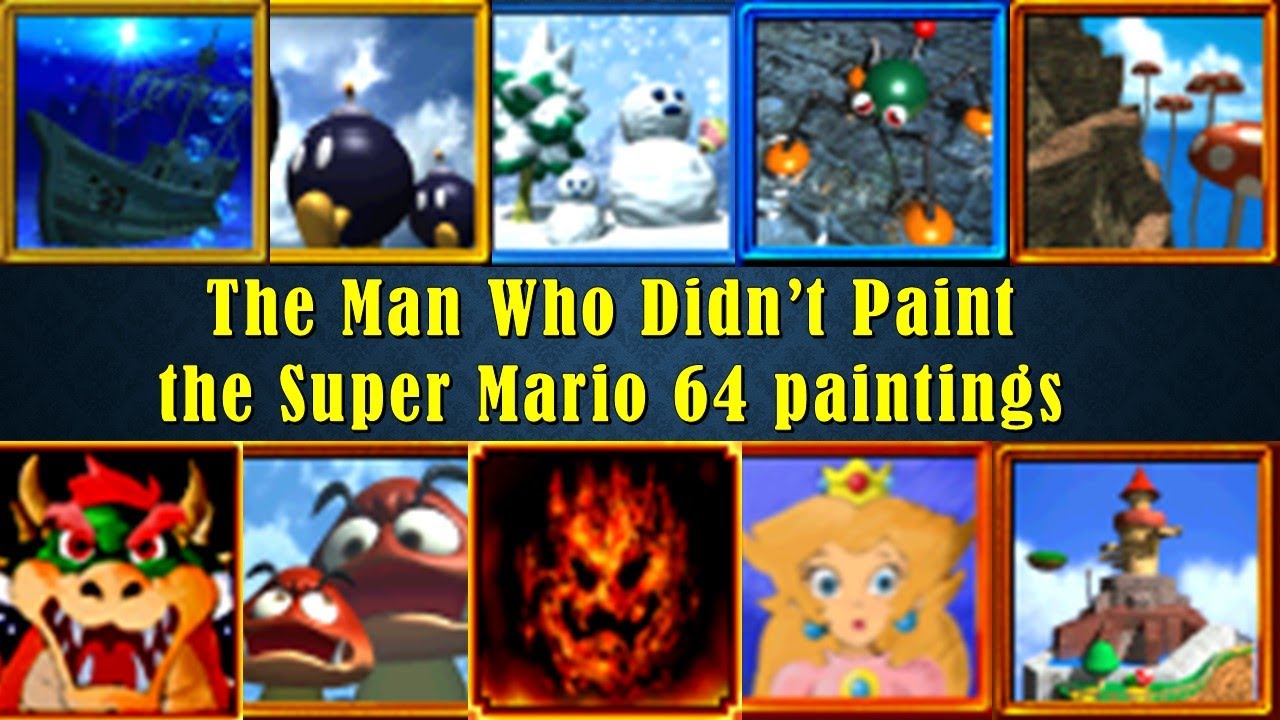 The Man Who Didn’t Paint the Super Mario 64 Paintings