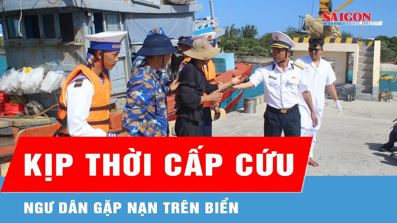 Khánh Hòa: Kịp thời cấp cứu ngư dân gặp nạn trên biển