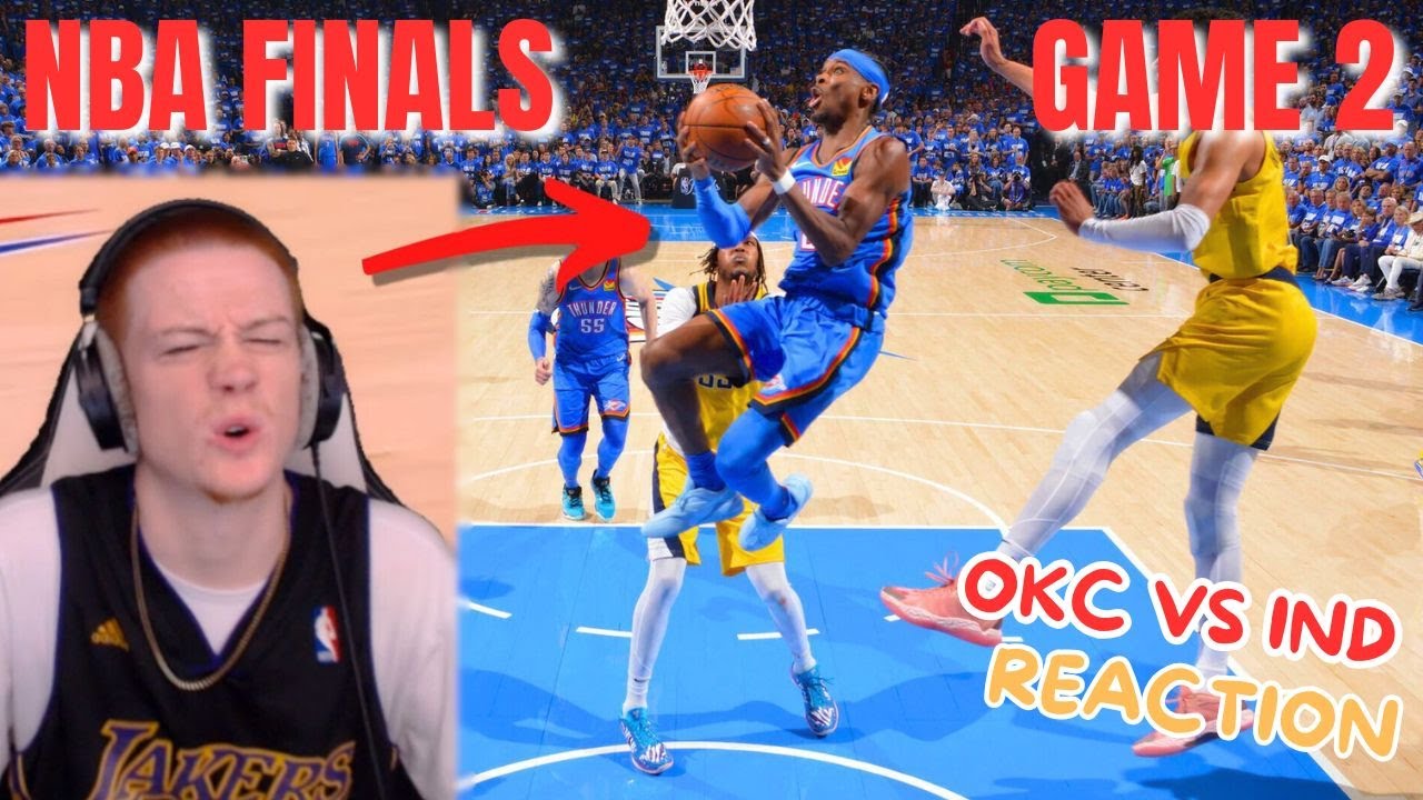 Reacting to Thunder vs Pacers NBA Finals Game 2!