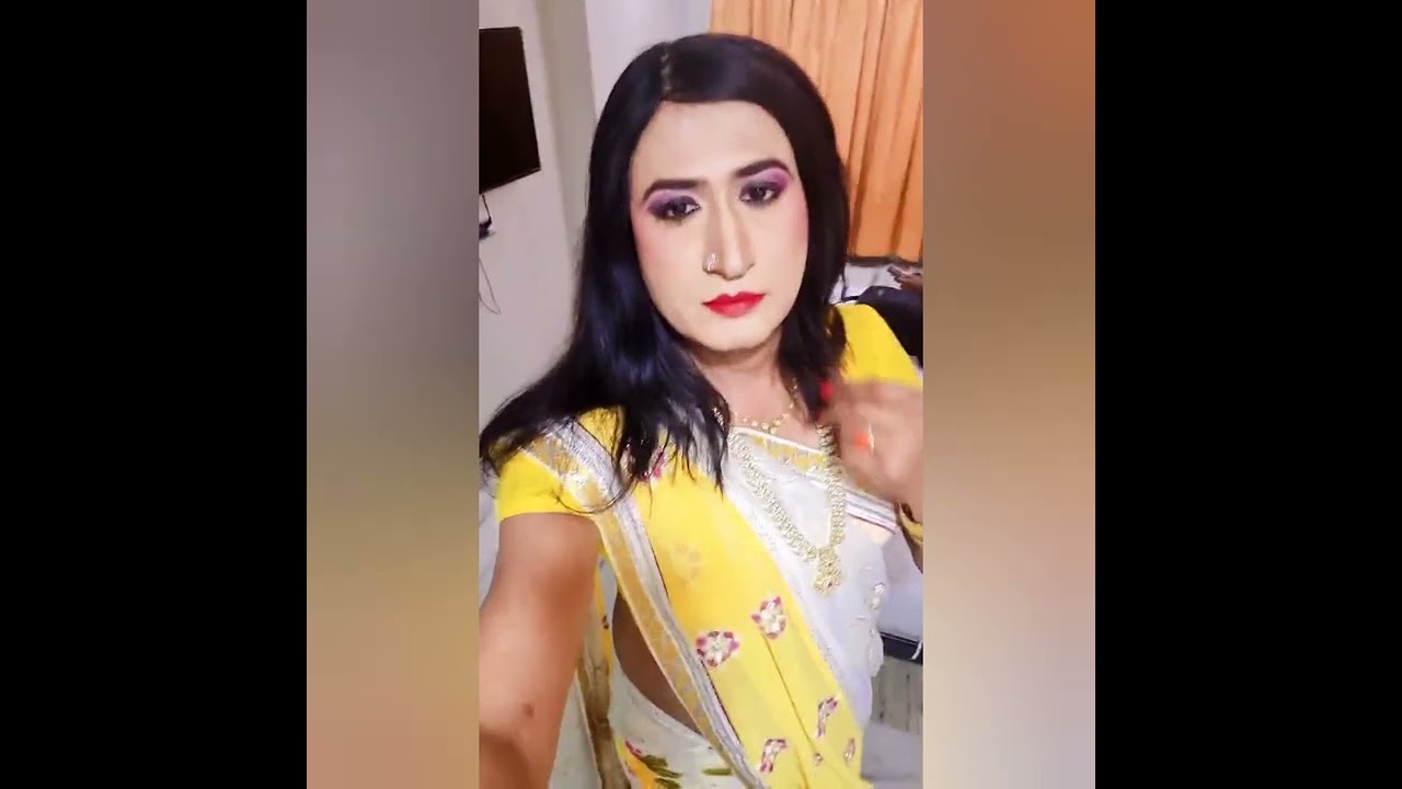 Husband Wearing Saree