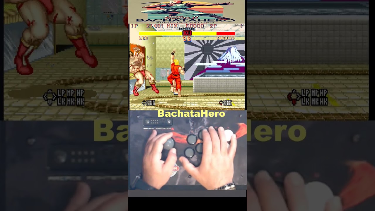 Ken Training Combos - Street Fighter II Champion Edition #sf2ce #retrogaming #shorts #arcade #sega